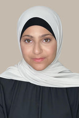 Modish Girl Luxury Chiffon Hijab-Ivory