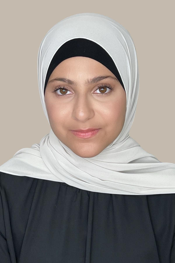 Modish Girl Luxury Chiffon Hijab-Ivory