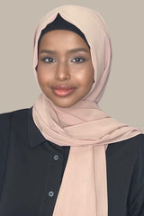 Luxury Chiffon Hijab-Camel