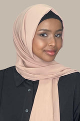 Luxury Chiffon Hijab-Camel