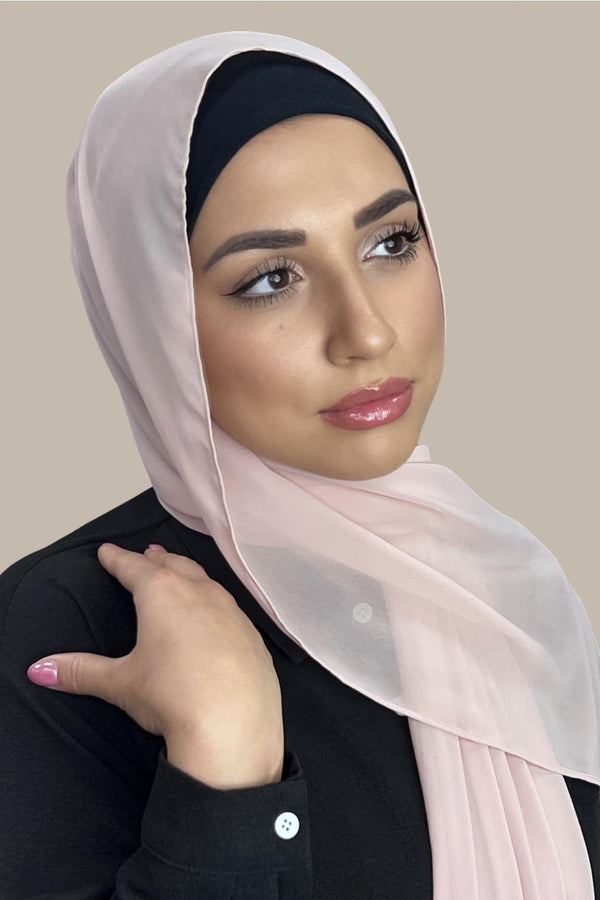 Luxury Chiffon Hijab-Pearl