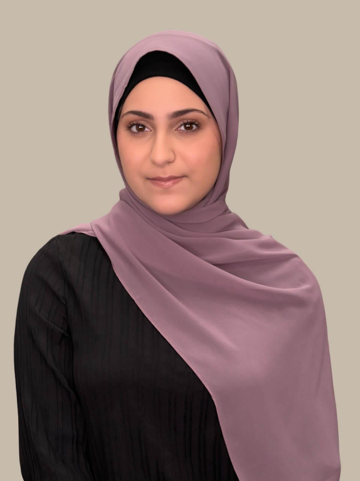 Modish Girl Luxury Chiffon Hijab-Rose Taupe