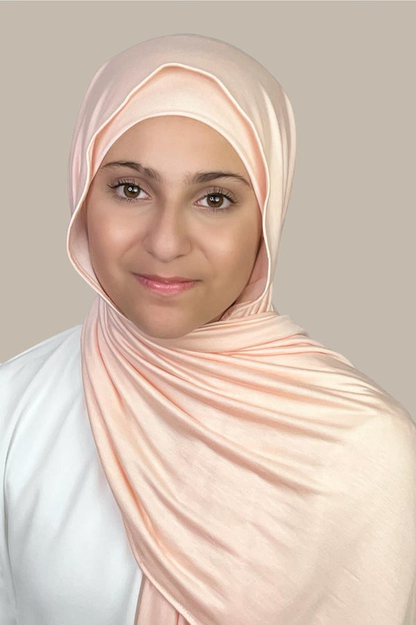 Modish Girl Premium Jersey Hijab-Pearl