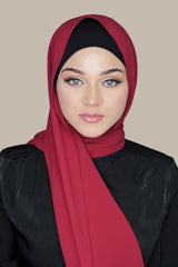 Classic Chiffon Hijab-Wine