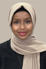 Luxury Chiffon Hijab-Oak