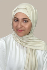 Modish Girl Premium Jersey hijab-Ivory