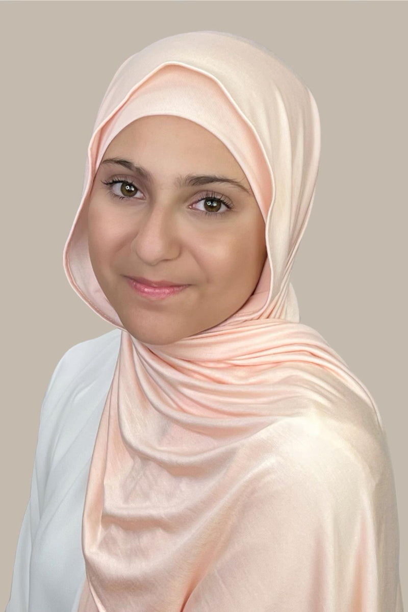 Modish Girl Premium Jersey Hijab-Pearl