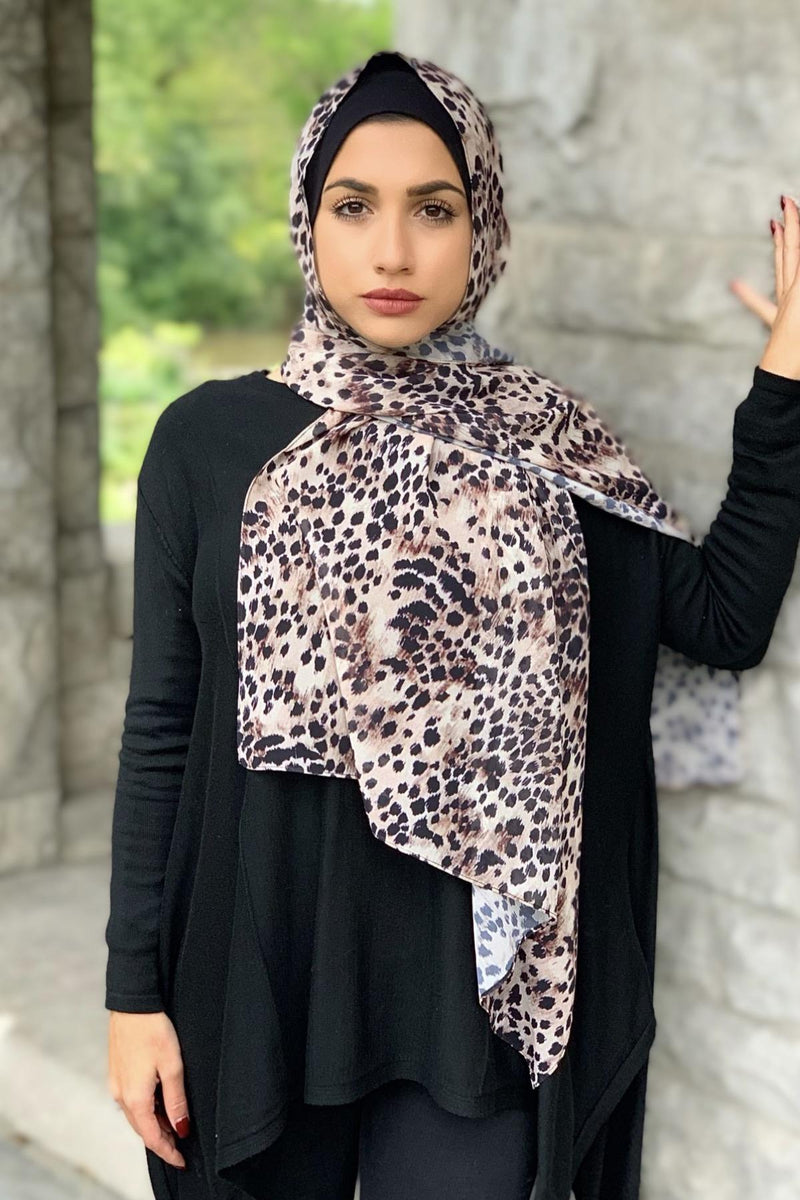 Cheetah Charm Hijab (FINAL SALE)