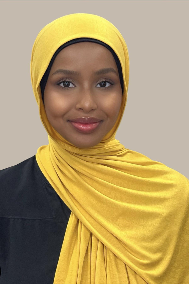 Classic Jersey Hijab-Mustard