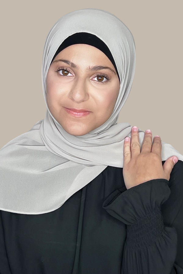 Modish Girl Luxury Chiffon Hijab-Taupe