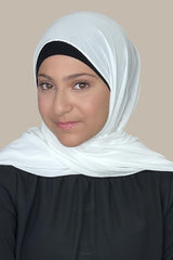 Modish Girl Luxury Chiffon-Pearl White