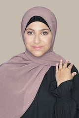 Modish Girl luxury chiffon Hijab-Mocha Brown