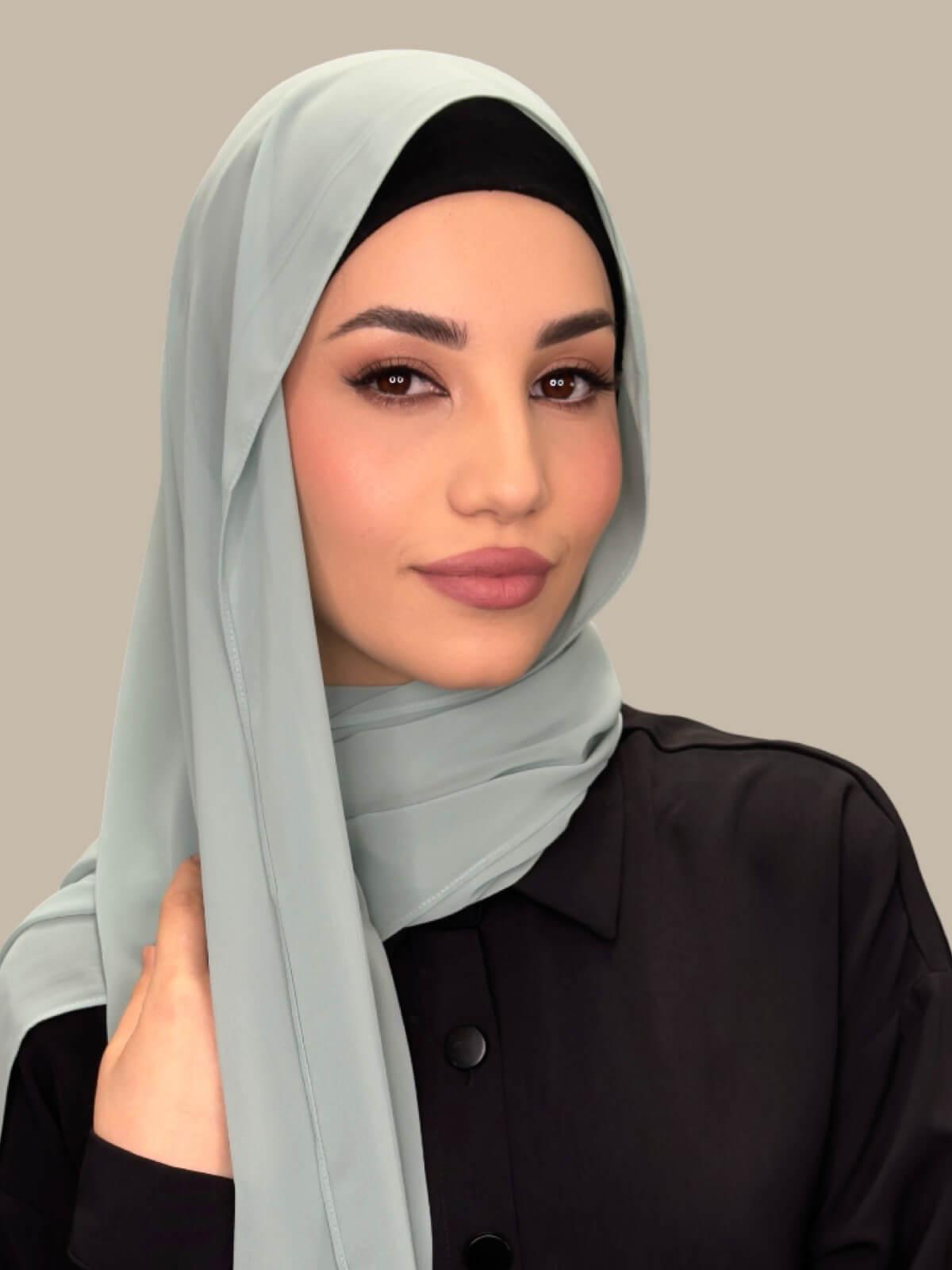Luxury Chiffon Hijab-Meadow