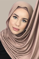 Premium Jersey Hijab-Pale Taupe