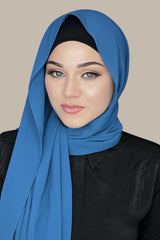Classic Chiffon Hijab-Ocean