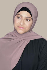Modish Girl luxury chiffon Hijab-Mocha Brown