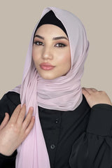 Luxury Chiffon Hijab-Rose Gold