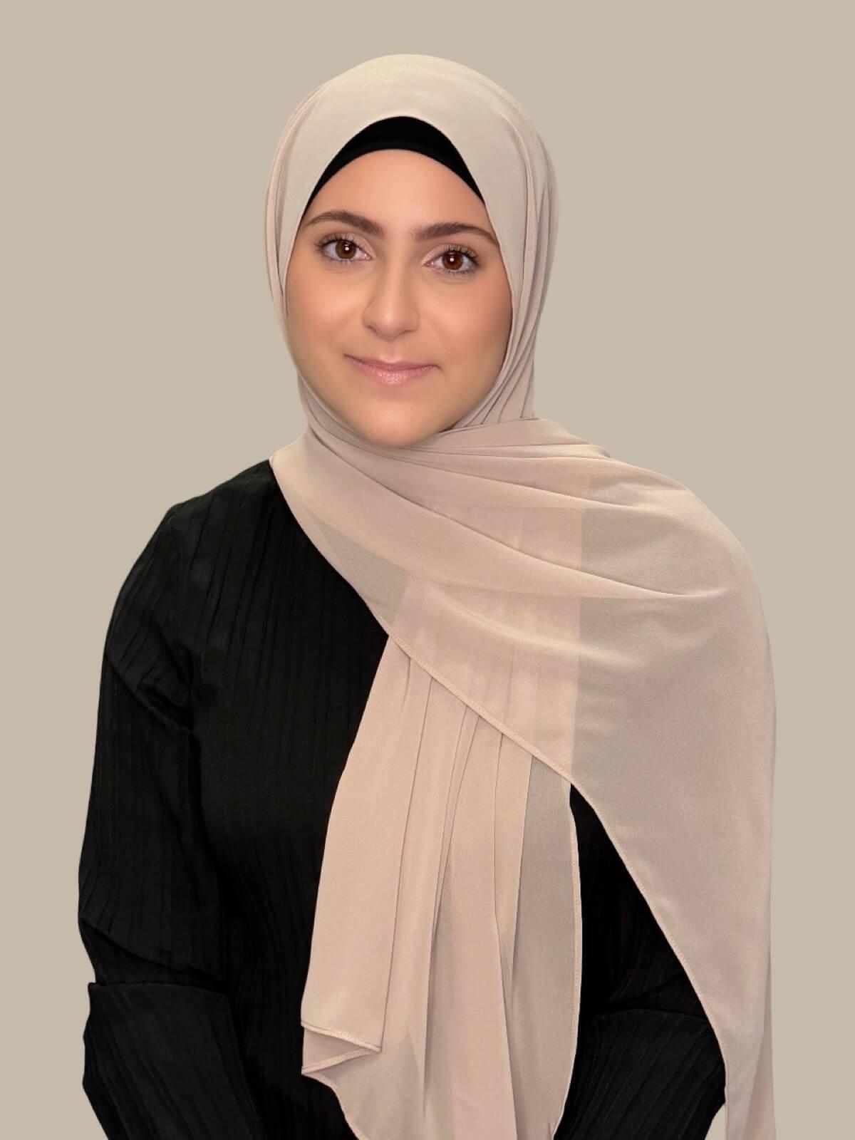 Modish Girl Luxury Chiffon Hijab-Oat