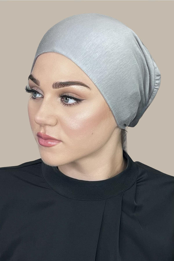 Tie Back UnderScarf-Chic Grey