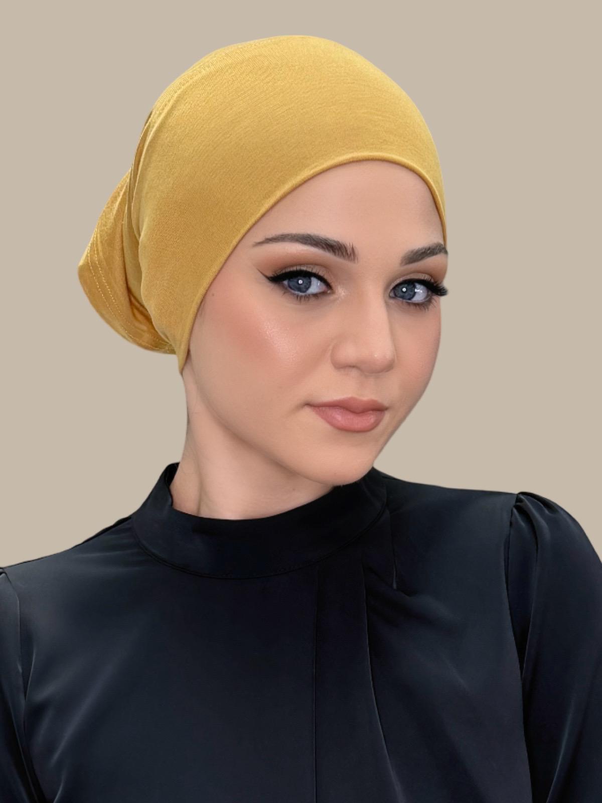 Premium Jersey Underscarf-Saffron