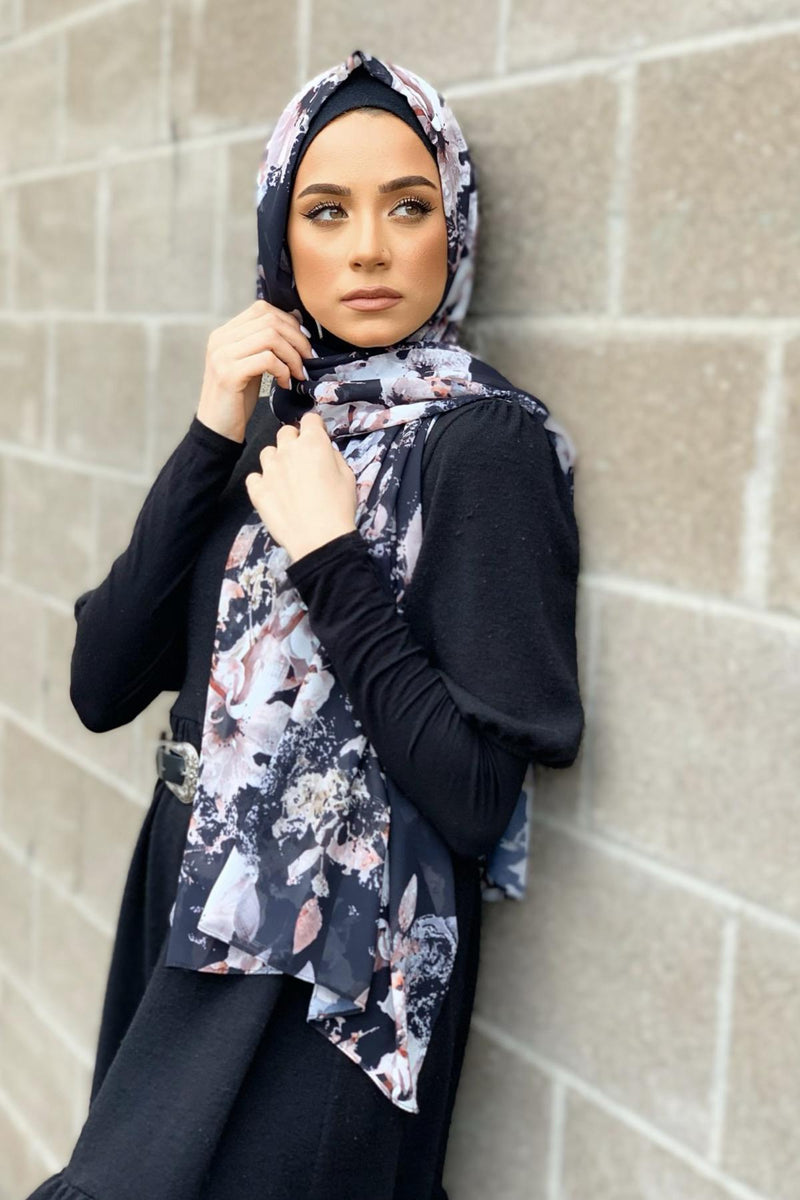 Flueretta Slate II Hijab