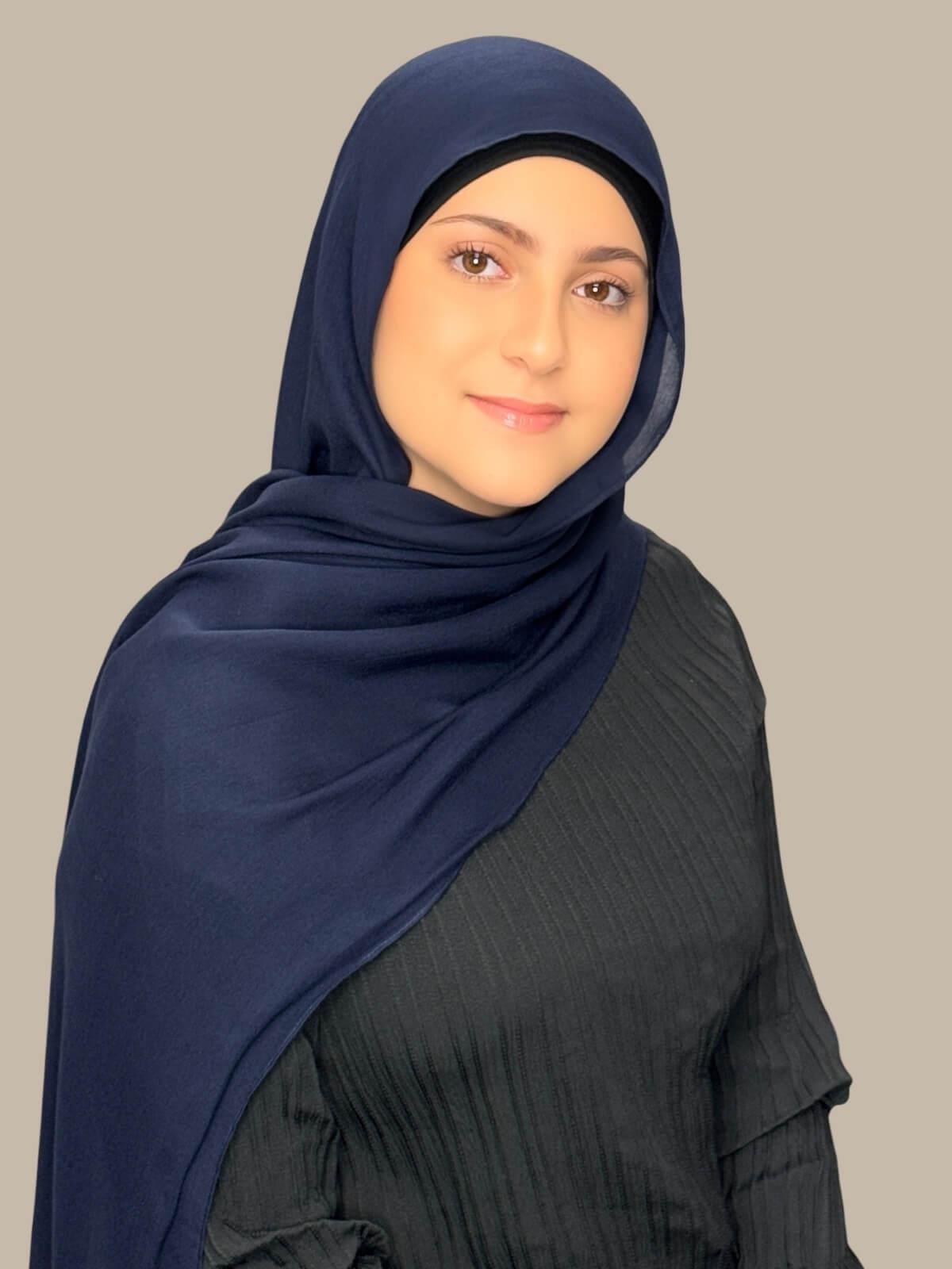 Modish Girl Cotton Modal Hijab-Sea Storm