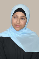 Modish Girl Luxury Chiffon Hijab-Baby Blue