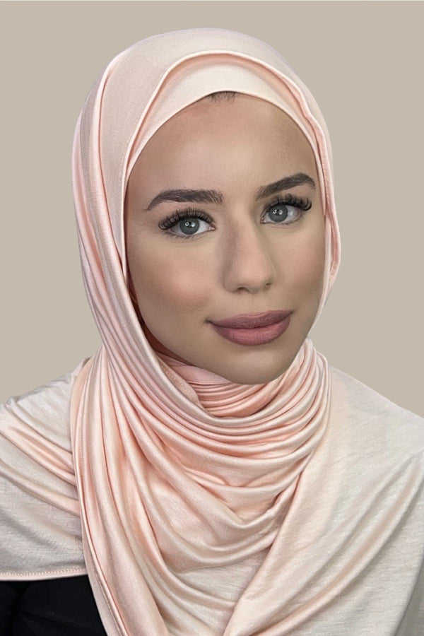 Premium Jersey Hijab-Pearl