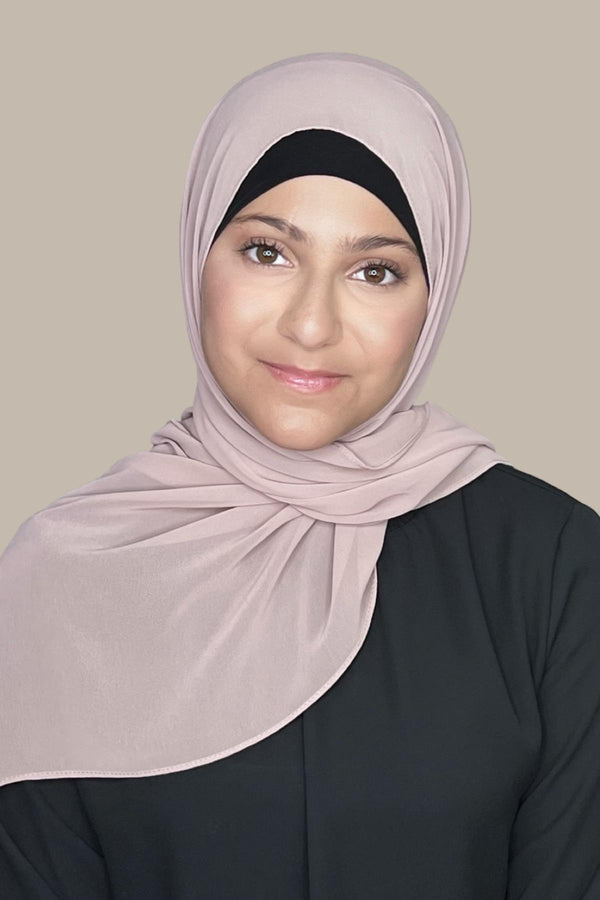Modish Girl luxury chiffon Hijab-Pale Taupe