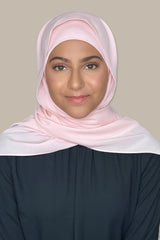 Modish Girl Matching Chiffon Hijab Set-Baby Pink