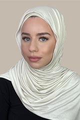 Premium Jersey Hijab-Ivory
