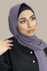 Classic Chiffon Hijab-Old Lavender