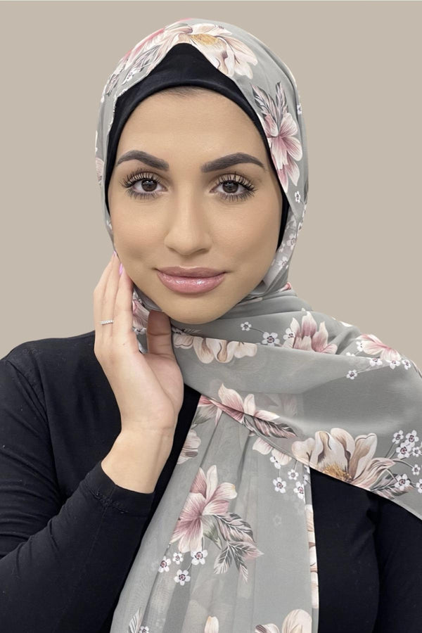 Vintage Peony Hijab