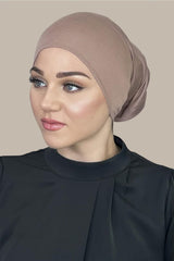 Premium Jersey UnderScarf-Pale Taupe