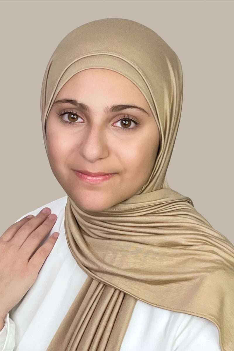 Modish Girl Premium Jersey Hijab-Oak