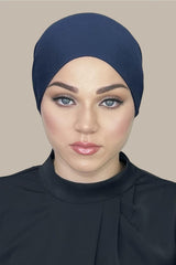Tie Back UnderScarf-Navy