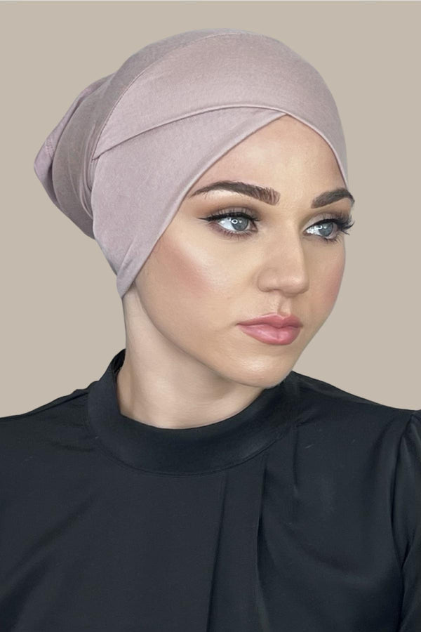 Premium Jersey Cross Front Underscarf -Sphinx