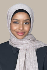 Classic Cotton Hijab-Taupe