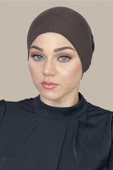Premium Jersey UnderScarf-Chocolate Brown