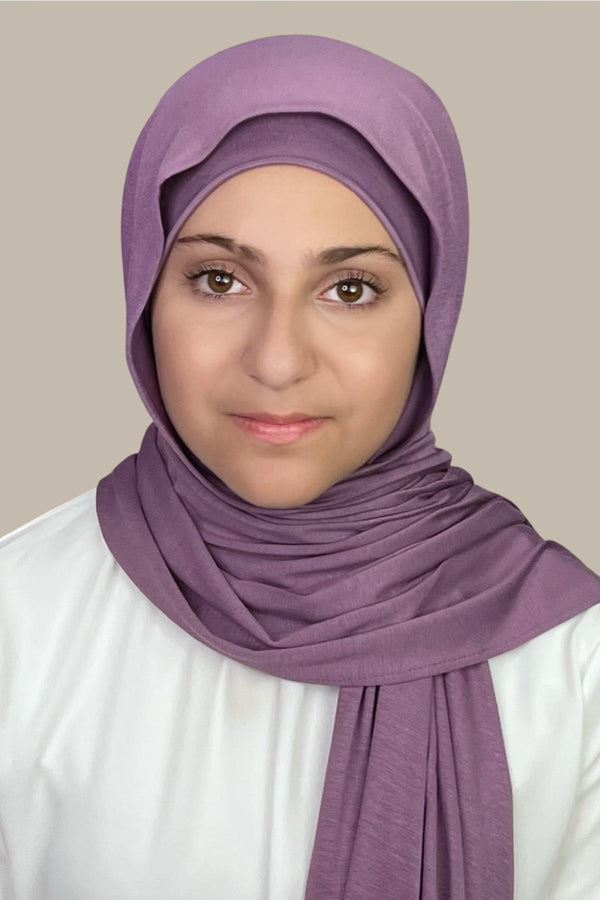 Modish Girl Premium Jersey Hijab-Mauve Taupe