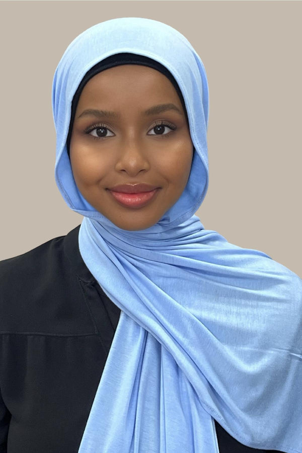 Classic Jersey Hijab-Baby Blue