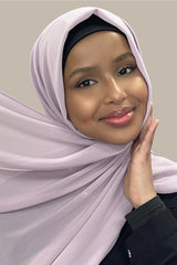 Classic Chiffon Hijab-Barely Mauve