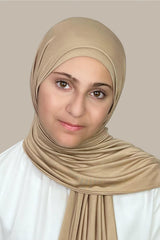 Modish Girl Premium Jersey Hijab-Oak