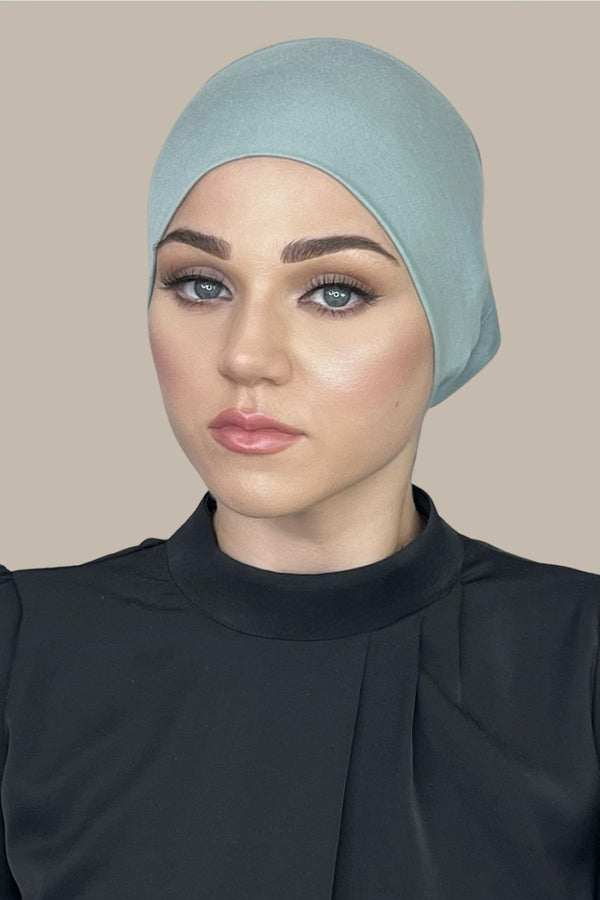 Premium Jersey UnderScarf-Pale Cyan