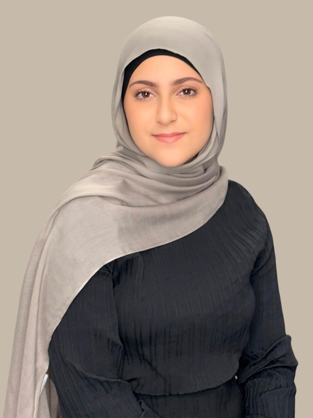 Modish Girl Cotton Modal Hijab-Oak Mist