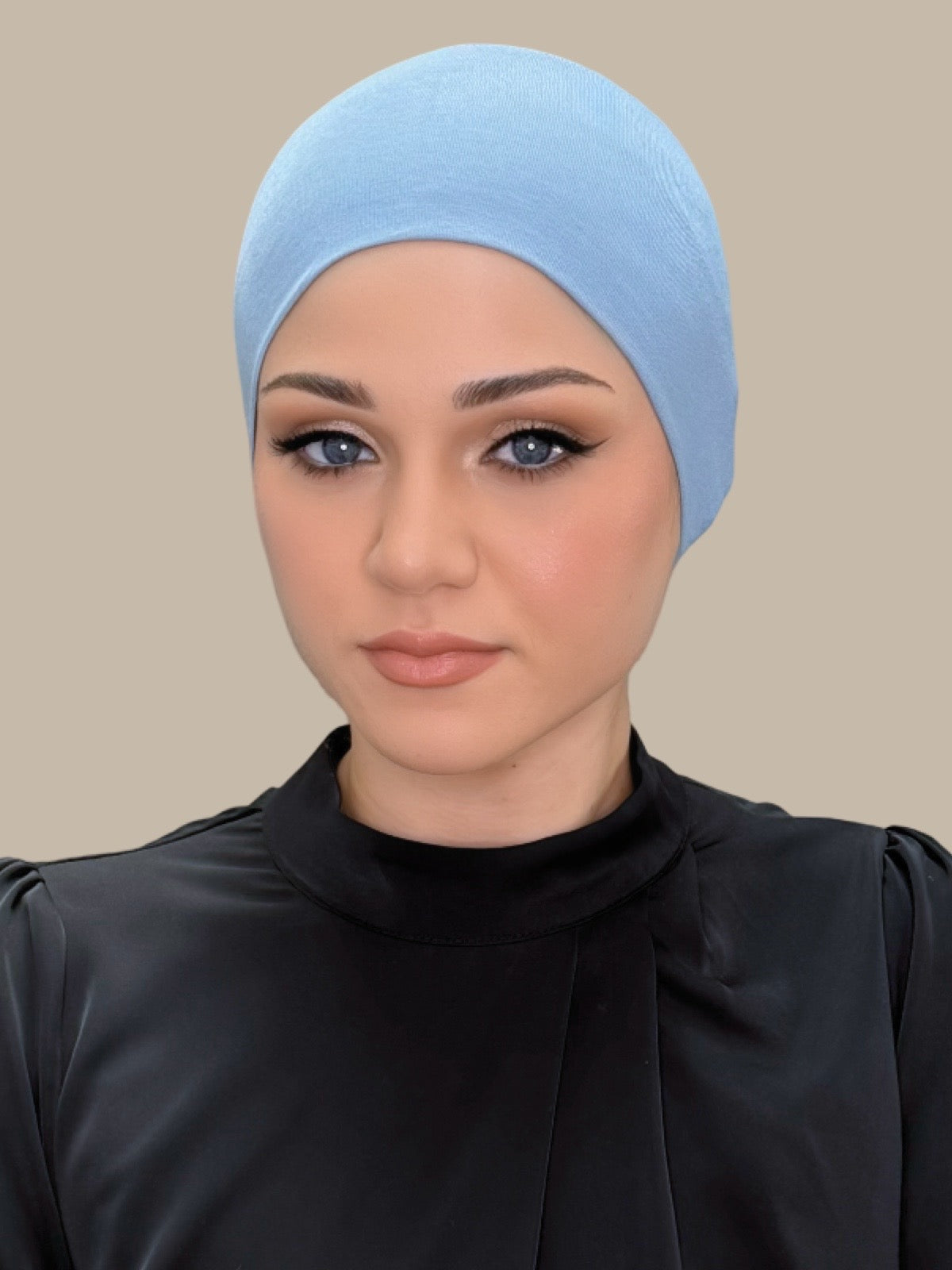Premium Jersey Underscarf-Dusty Blue