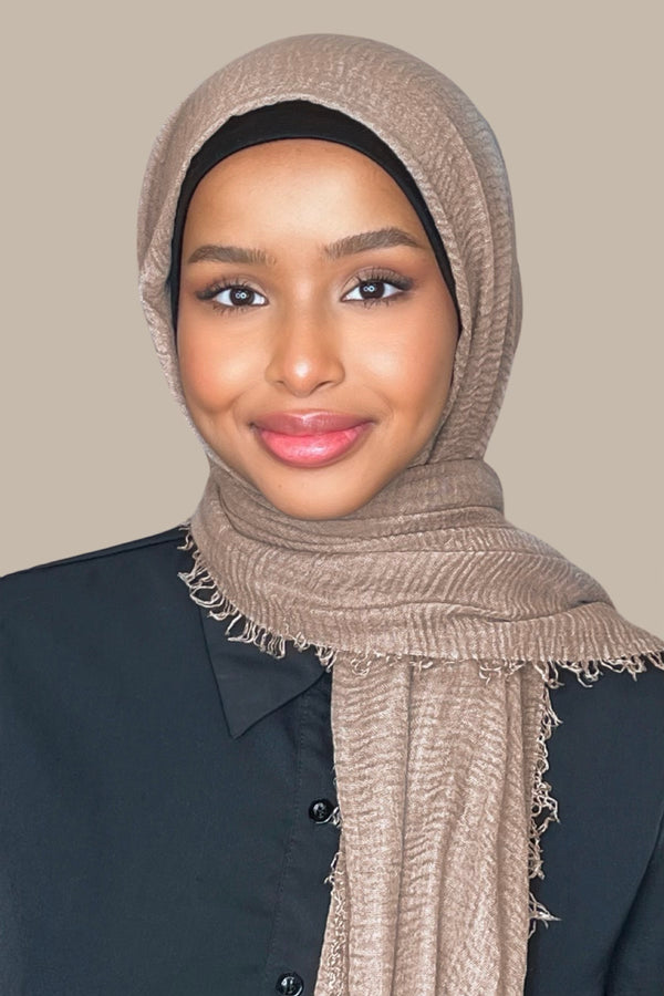 Classic Cotton Hijab-Desert Taupe