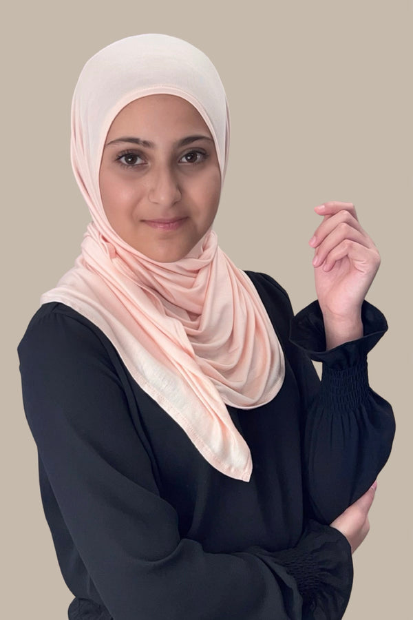 Modish Girl Pre-Sewn Jersey hijab-Pearl