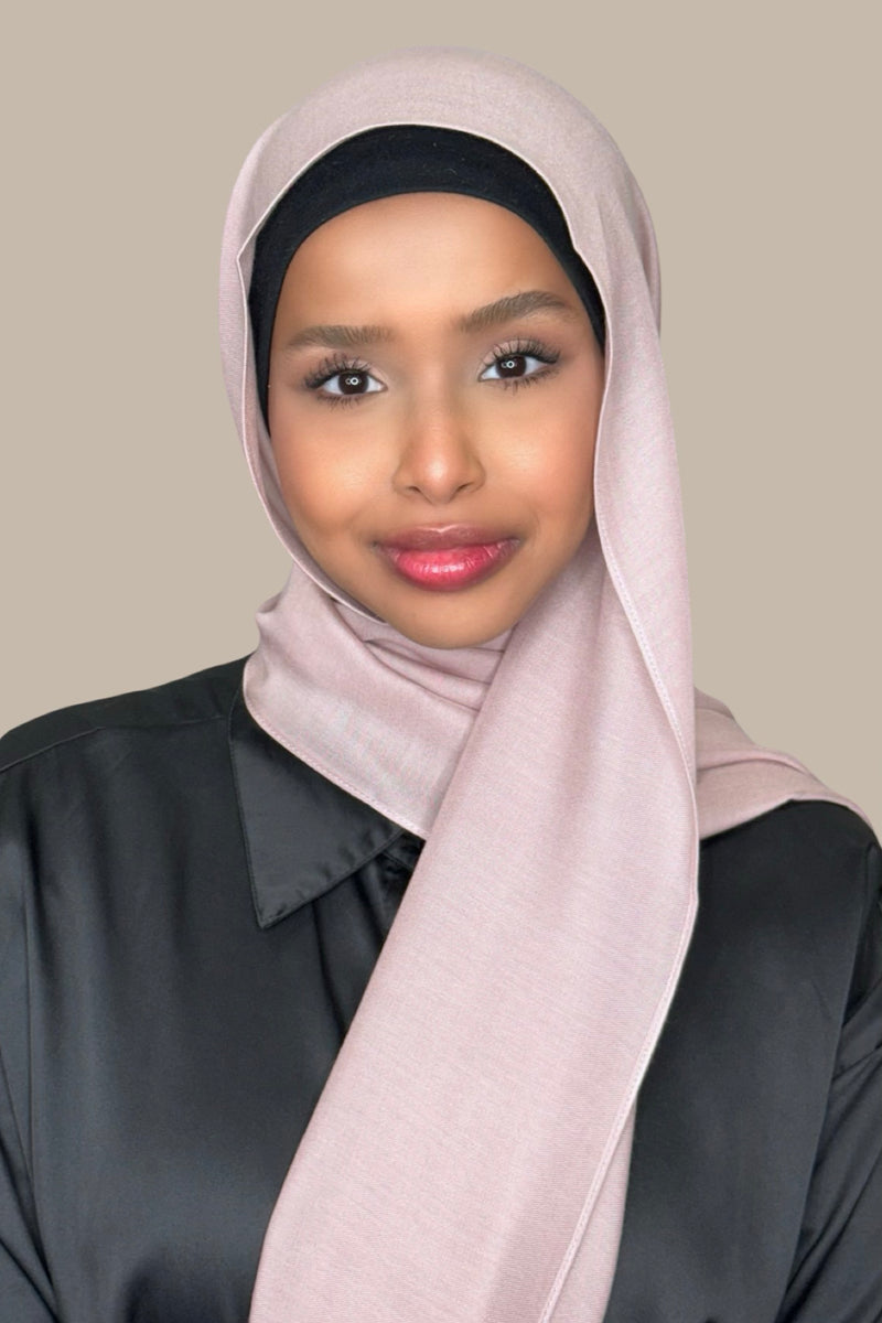 Cotton Modal Hijab-Rose Quartz