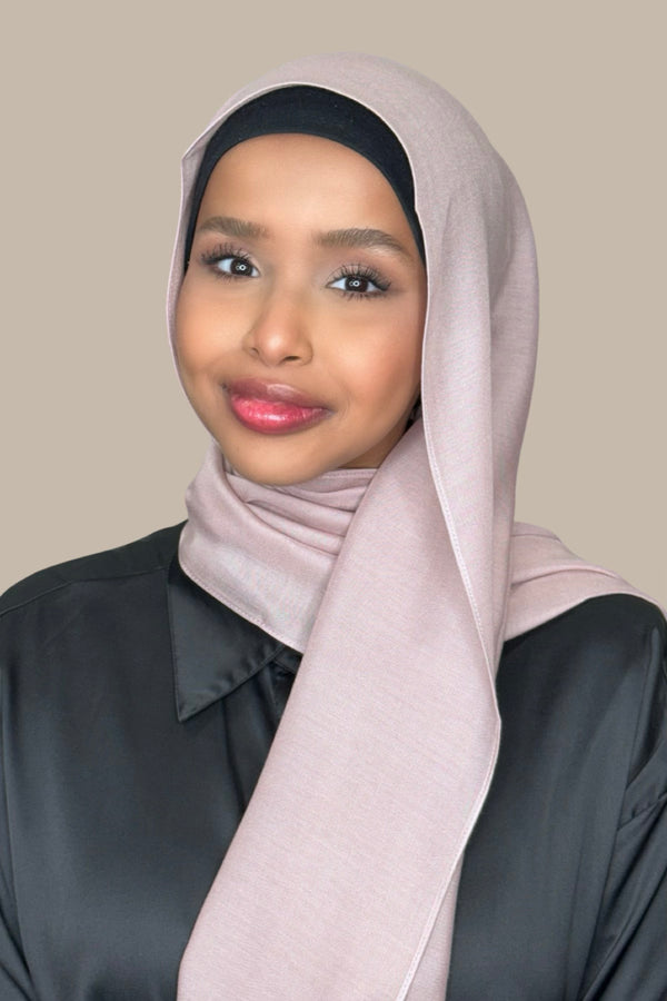 Cotton Modal Hijab-Rose Quartz